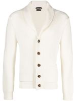 TOM FORD cardigan à col châle - Blanc