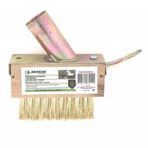 Benson Onkruid borstel / voegen krabber - messing - 3 rijen - met schraper