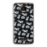 Poezen: Motorola Moto Z Force Transparant Hoesje