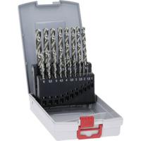 Bosch Accessories 2608587013 HSS Metaal-spiraalboorset 19-delig Geslepen DIN 338 Cilinderschacht 1 set(s)