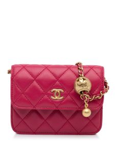 CHANEL Pre-Owned mini sac à bandoulière matelassé (2020) - Rose