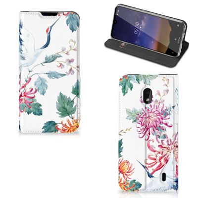 Nokia 2.2 | Hoesje maken | Bird Flowers