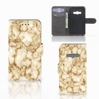 Samsung Galaxy Xcover 3 | Xcover 3 VE | Bookcase | Marmer Goud