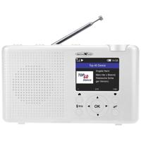 Reflexion TRA23i/WH Internetradio Internet, DAB+, DAB, VHF (FM) Bluetooth, Internetradio, DAB+, FM Oplaadbaar Wit - thumbnail