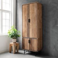 DTP Home Opbergkast 'Evo' Teakhout, 220 x 80cm
