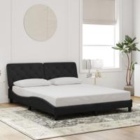 Bedframe zonder matras 160x200 cm fluweel zwart