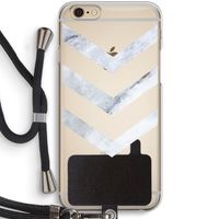 Marmeren pijlen: iPhone 6 / 6S Transparant Hoesje met koord