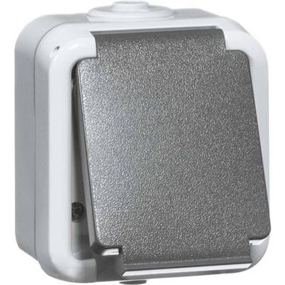 PEHA by Honeywell 306111 Wandcontactdoos Compleet 1-voudig Grijs 1 stuk(s)