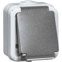 PEHA by Honeywell 306111 Wandcontactdoos Compleet 1-voudig Grijs 1 stuk(s)