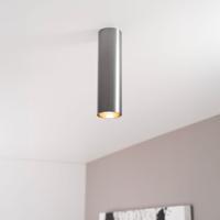 Canopus fero m by LUSENZ - Cilindervormige opbouwspot in geborsteld gunmetal grijs