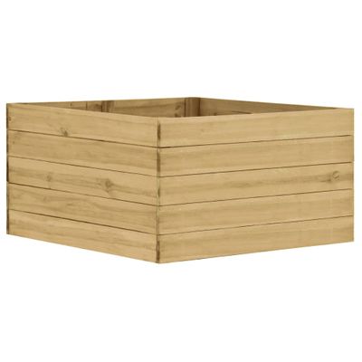 vidaXL Plantenbak verhoogd 100x100x54 cm geïmpregneerd grenenhout