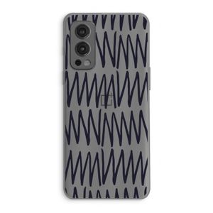 Marrakech Zigzag: OnePlus Nord 2 5G Transparant Hoesje