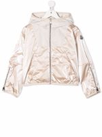Moncler Enfant veste bomber à logo - Tons neutres