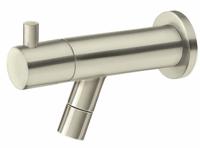 Wiesbaden Amador fonteinkraan met muurbevestiging 1/2&apos;&apos; geborsteld staal
