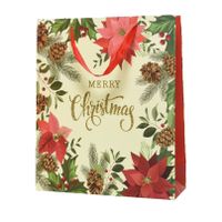 Grote kerst cadeautas/tas voor kerstcadeautjes Merry Christmas 72 cm    -