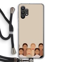 Girls girls girls: Samsung Galaxy A32 5G Transparant Hoesje met koord