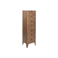 Ladekast Home ESPRIT Gouden Metaal Loft 40 x 34 x 139 cm