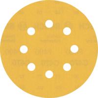 Bosch Accessoires Expert C470 schuurpapier voor excenterschuurmachines 125 mm, 8 gaten, K400 5-delig - 2608900811