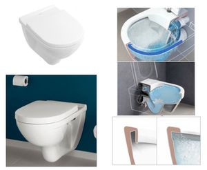 Villeroy en Boch O.novo toiletpot diepspoel Direct flush inclusief zitting met softclose en quick release
