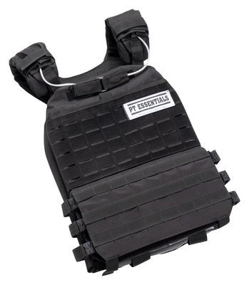 PTessentials Crossfit Tactical Weight Vest - inclusief 3 plate sets - 19,6 kg max PTessentials Crossfit Tactical Weight Vest - inclusief 3 plate sets - 19,6 kg max