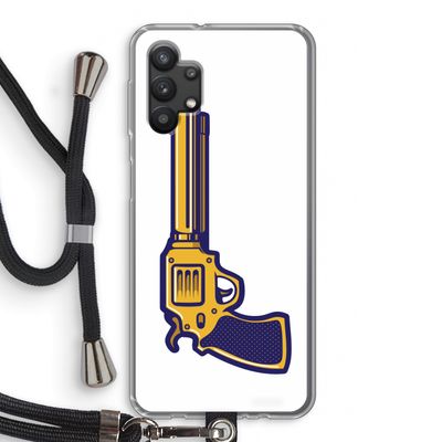 Pew Pew Pew: Samsung Galaxy A32 5G Transparant Hoesje met koord