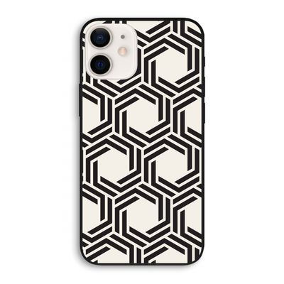 Geometrisch patroon: iPhone 12 Biologisch afbreekbaar hoesje