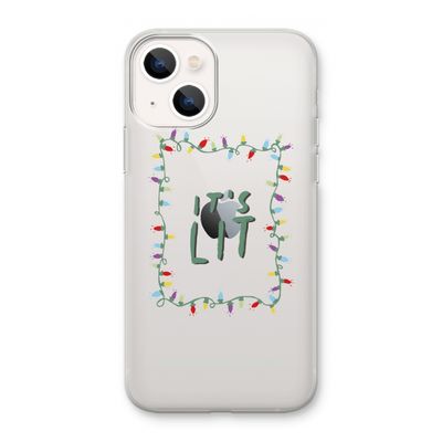 It's Lit: iPhone 13 mini Transparant Hoesje
