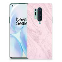 OnePlus 8 Pro TPU Siliconen Hoesje Marble Pink - Origineel Cadeau Vriendin - thumbnail