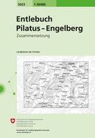 Wandelkaart - Topografische kaart 5023 Entlebuch - Pilatus-Engelberg | Swisstopo - thumbnail
