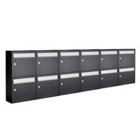 Allux Flow Set 6-Breed, 2-Hoog Zwart - 40040070_6x2
