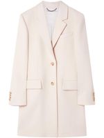 Stella McCartney manteau en laine à simple boutonnage - Tons neutres - thumbnail