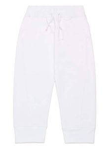 DSQUARED2 KIDS pantalon de jogging en coton à logo imprimé - Blanc