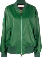 Blanca Vita veste bomber à fermeture zippée - Vert - thumbnail