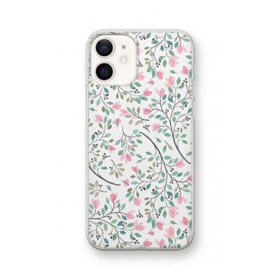 Sierlijke bloemen: iPhone 12 Transparant Hoesje