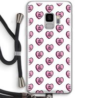 GIRL POWER: Samsung Galaxy S9 Transparant Hoesje met koord