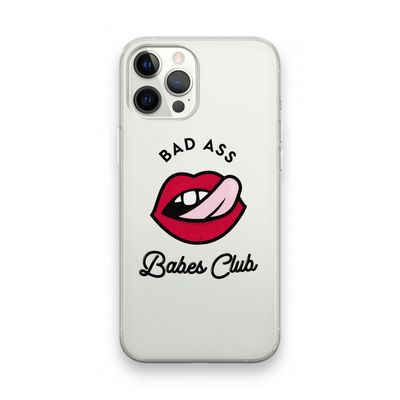 Badass Babes Club: iPhone 12 Pro Max Transparant Hoesje