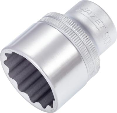 HAZET Dopsleutel 900Z-27 · 1/2 inch (12,5 mm) vierkant hol · Buitentwaalfkant tractieprofiel · SW 27 mm