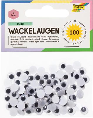 Folia knutseloogjes rond 7 mm