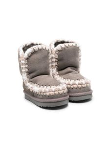 Mou Kids bottines Eskimo en daim - Gris