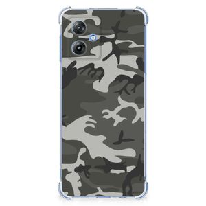 Motorola Moto G54 Doorzichtige Silicone Hoesje Army Light