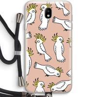 Papegaai: Samsung Galaxy J7 (2017) Transparant Hoesje met koord