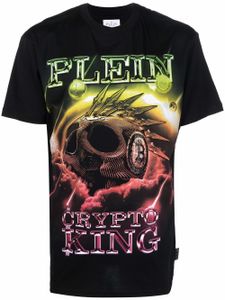 Philipp Plein t-shirt 'Crypto King' en coton - Noir