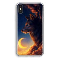Night Guardian: iPhone XS Transparant Hoesje
