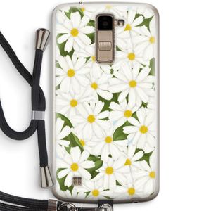 Summer Daisies: LG K10 (2016) Transparant Hoesje met koord