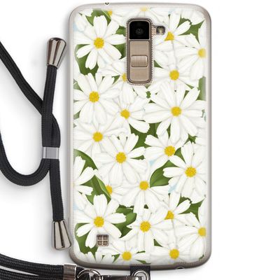 Summer Daisies: LG K10 (2016) Transparant Hoesje met koord