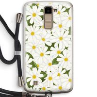 Summer Daisies: LG K10 (2016) Transparant Hoesje met koord