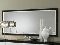 Spiegel ROMEO 180 cm hoogglans zwart/hoogglans wit - thumbnail