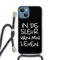 De Sleur: iPhone 13 mini Transparant Hoesje met koord