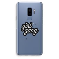 Girl Gang: Samsung Galaxy S9 Plus Transparant Hoesje Girl Gang: Samsung Galaxy S9 Plus Transparant Hoesje