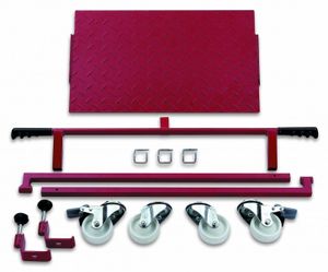 Cimco 142754 accessoires voor kabeldispenser Rood, Zwart Staal 1 stuk(s)